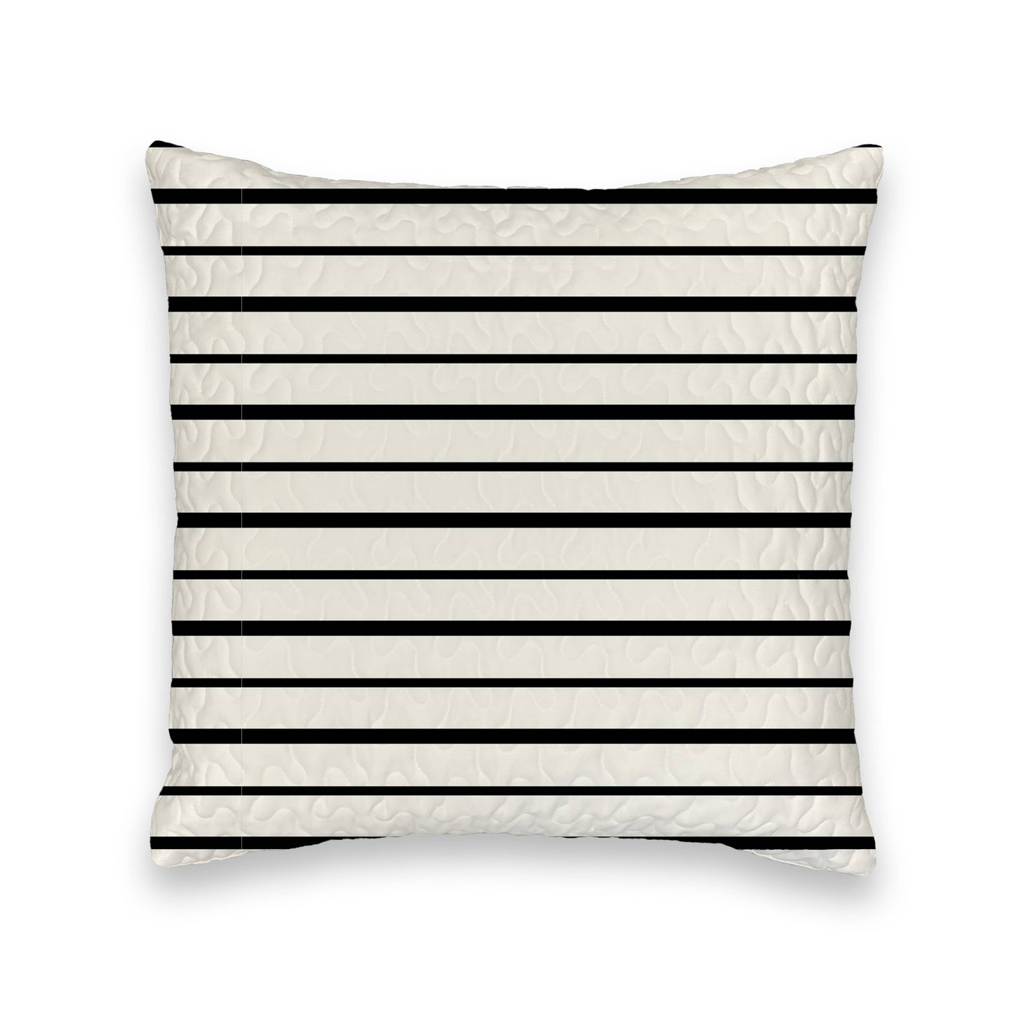 Outlaw Black Quilted 20" Pillow