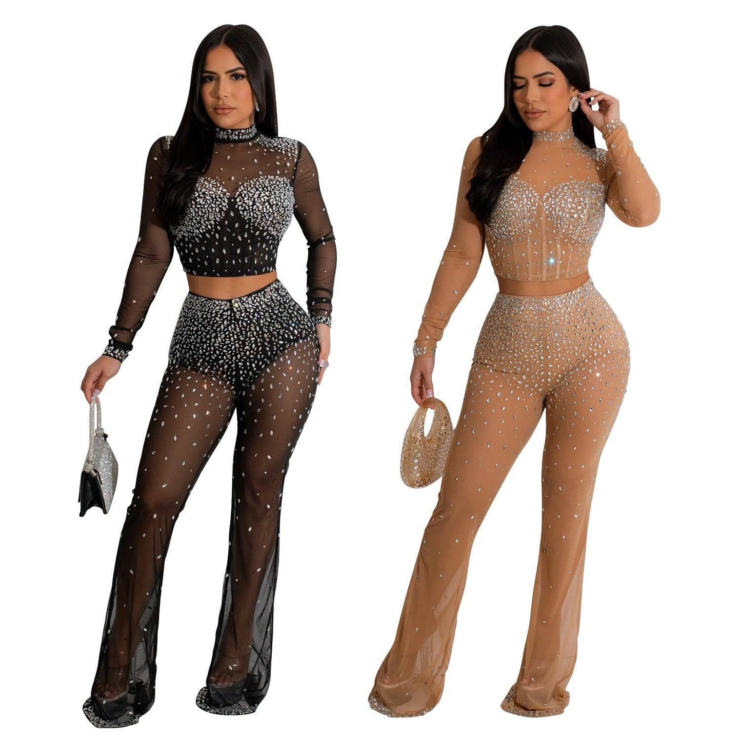 Million Dollar Baby; the mesh two piece BLACK