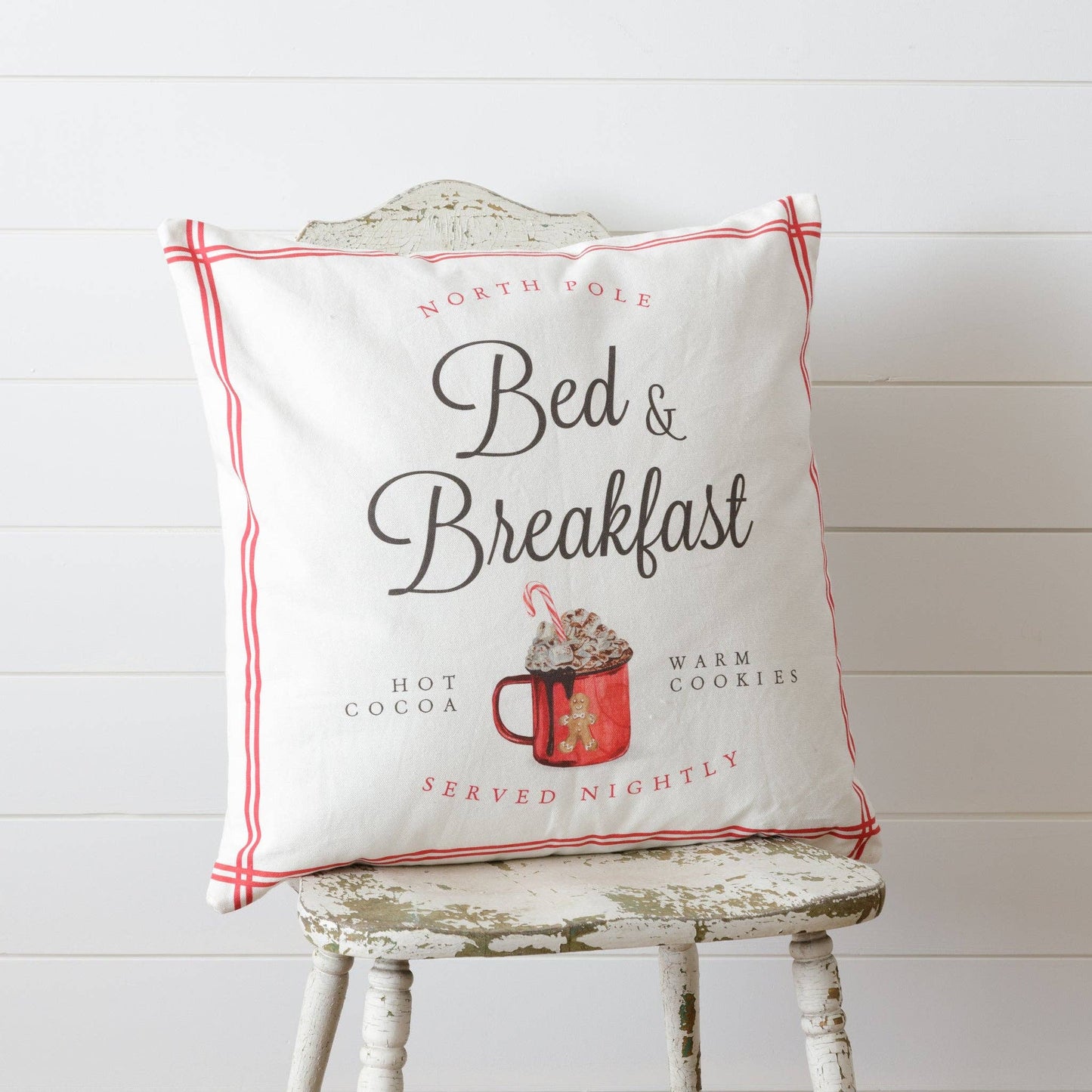 North Pole Bed & Breakfast Pillow