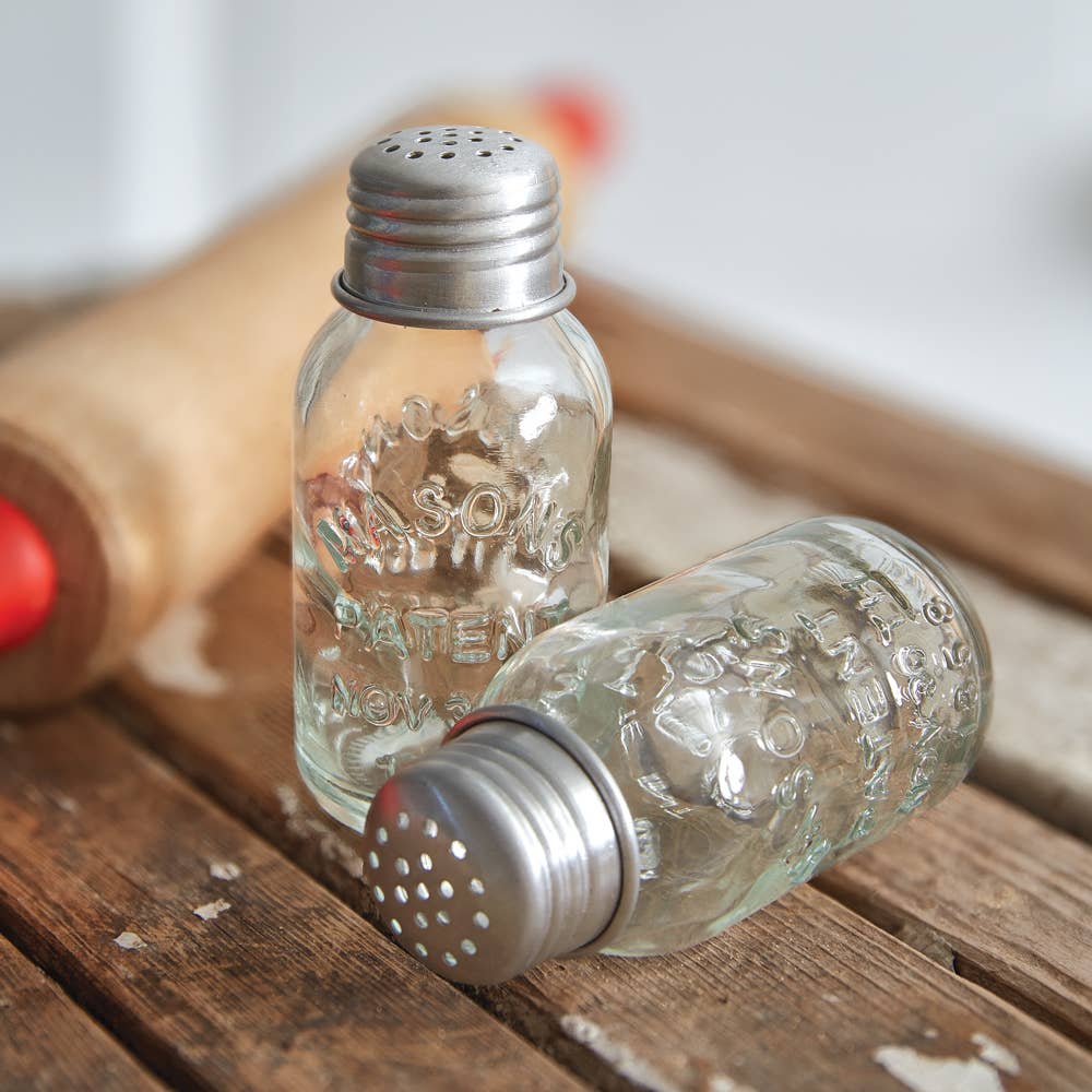 Mini Mason Jar Salt Shakers