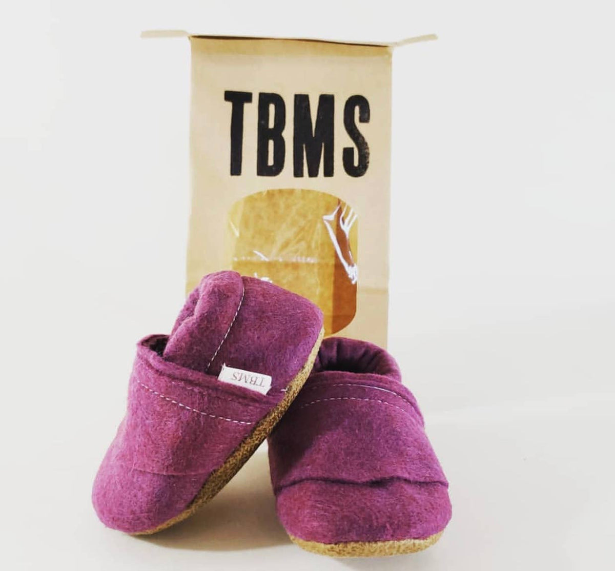 Charcoal Felt Moccasins