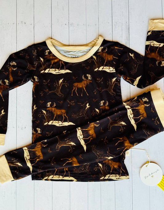 Moose Two Piece Pajama