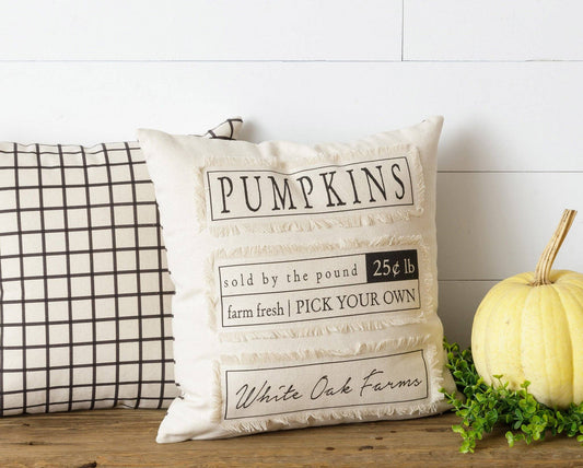 Pick Your Own Pumpkin Pillow