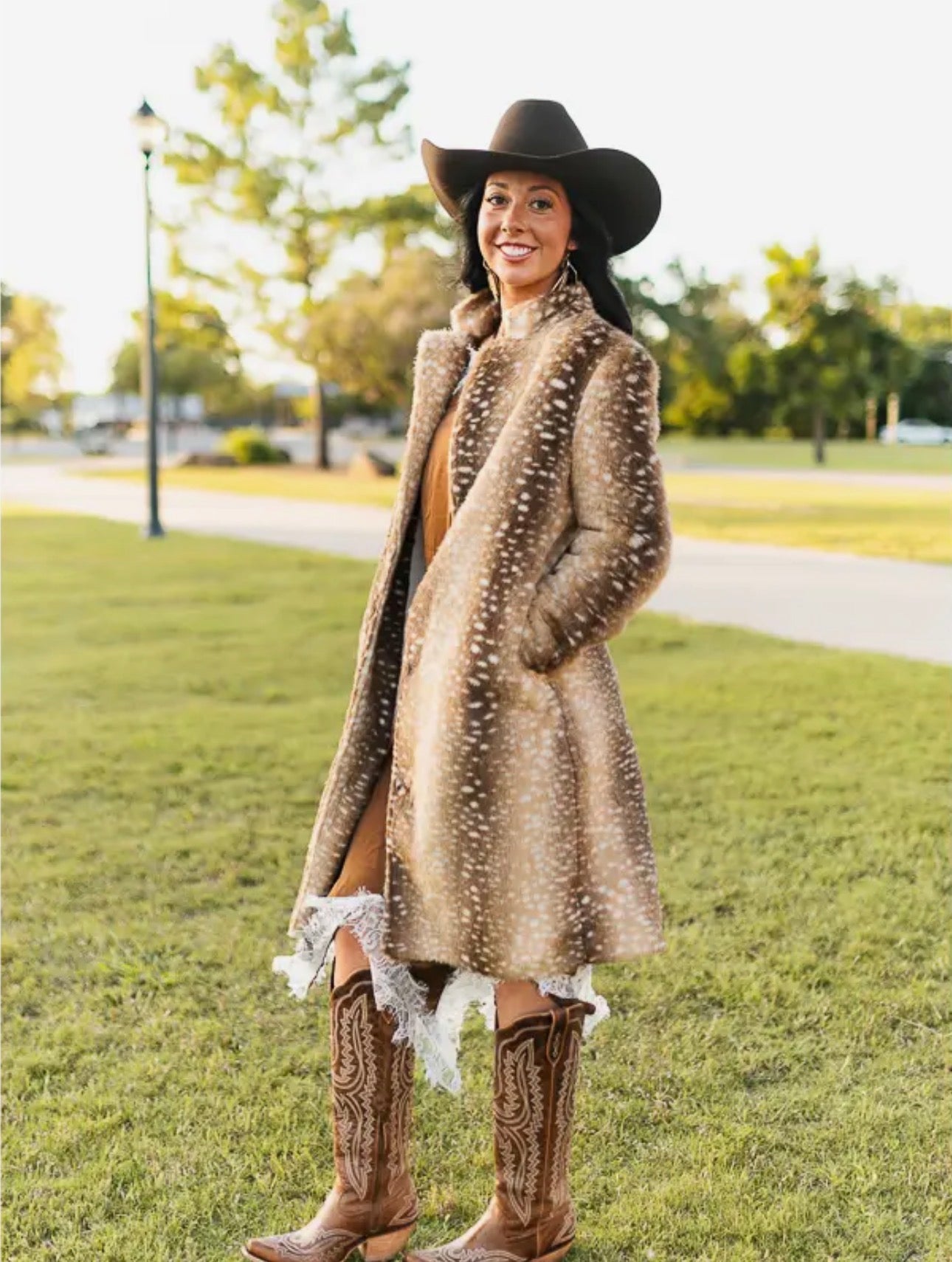 Savannah Doe Faux Fur Coat