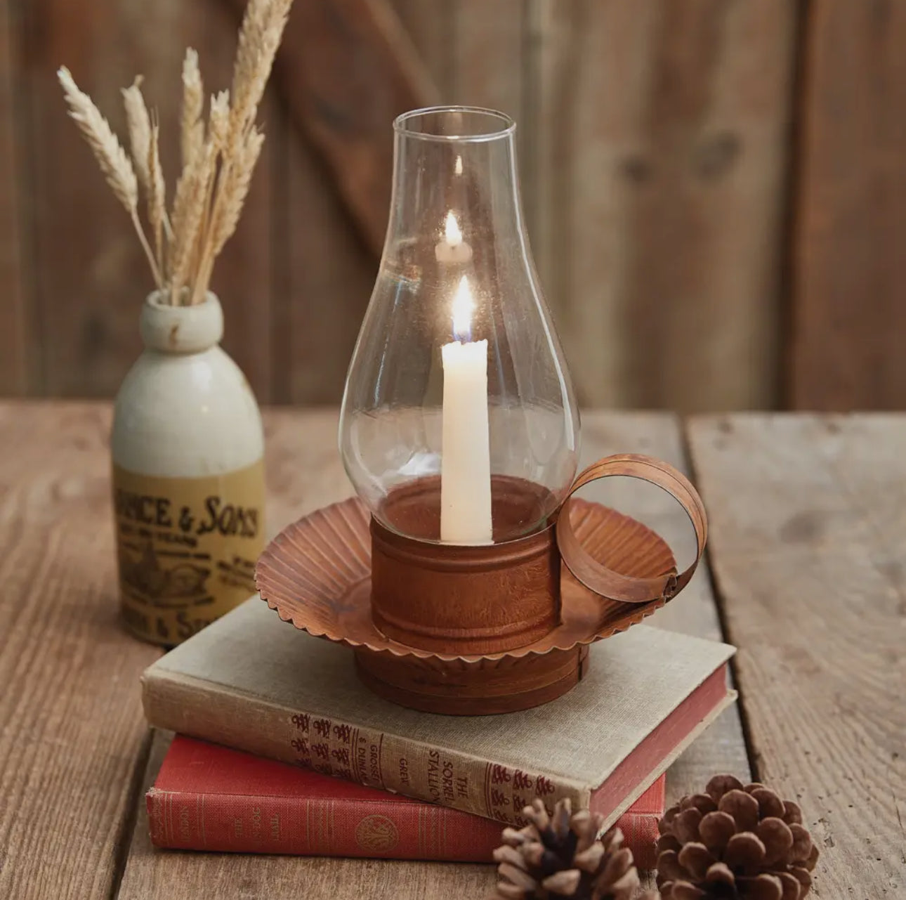 Chamberstick candle holder