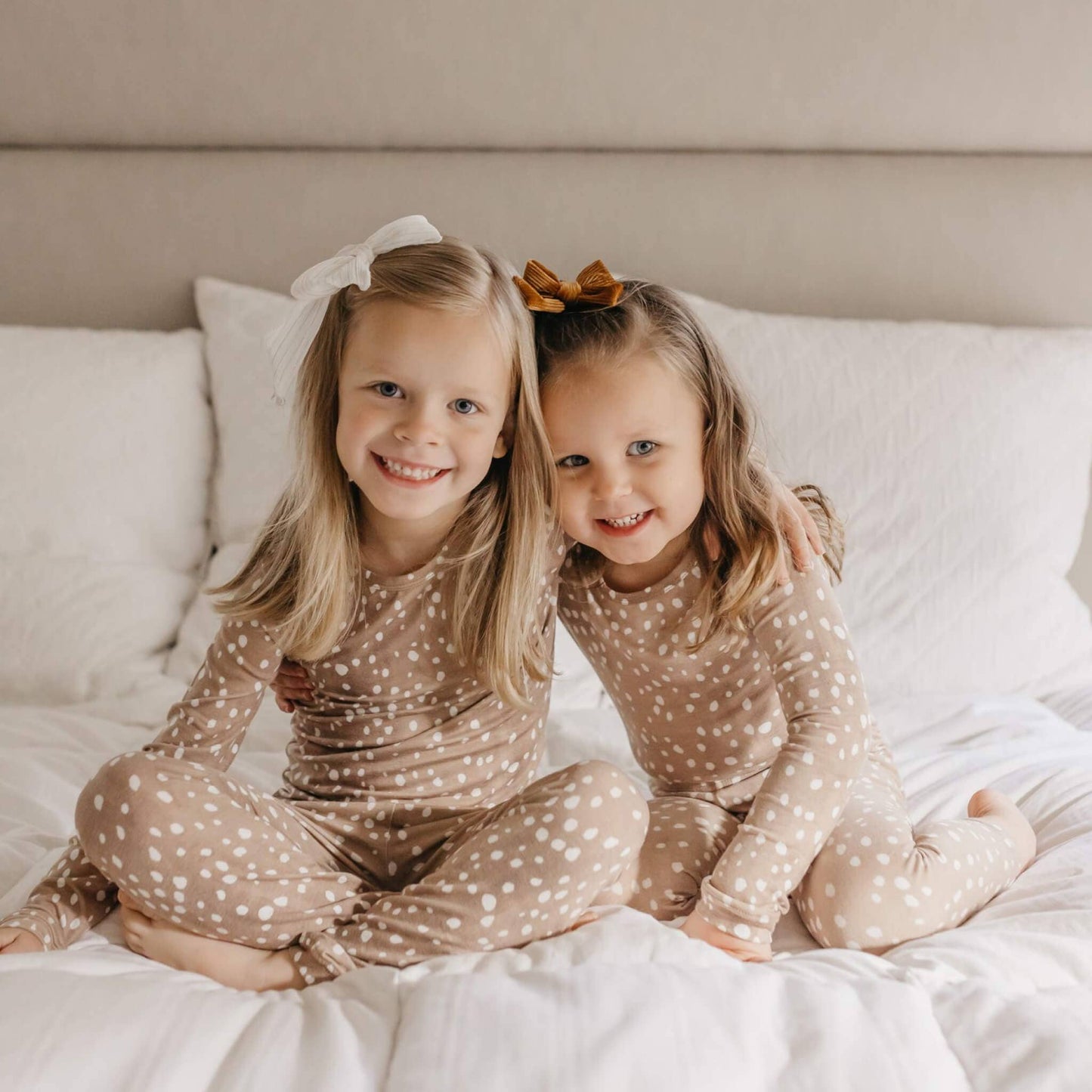 2pc Long Sleeve Pajama Set - Fawn