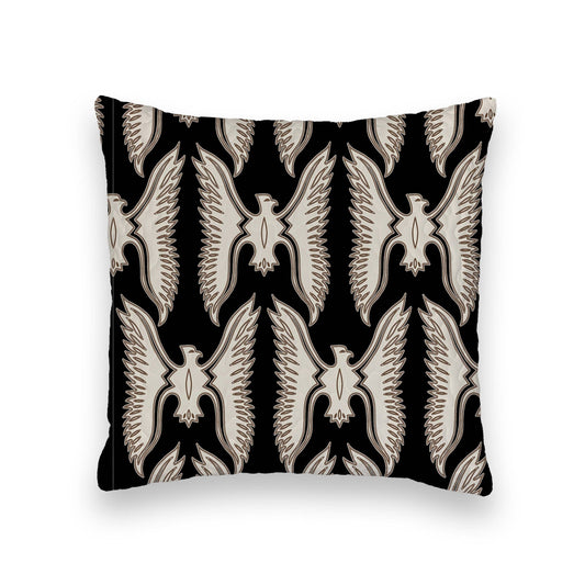 Outlaw Black Quilted 20" Pillow