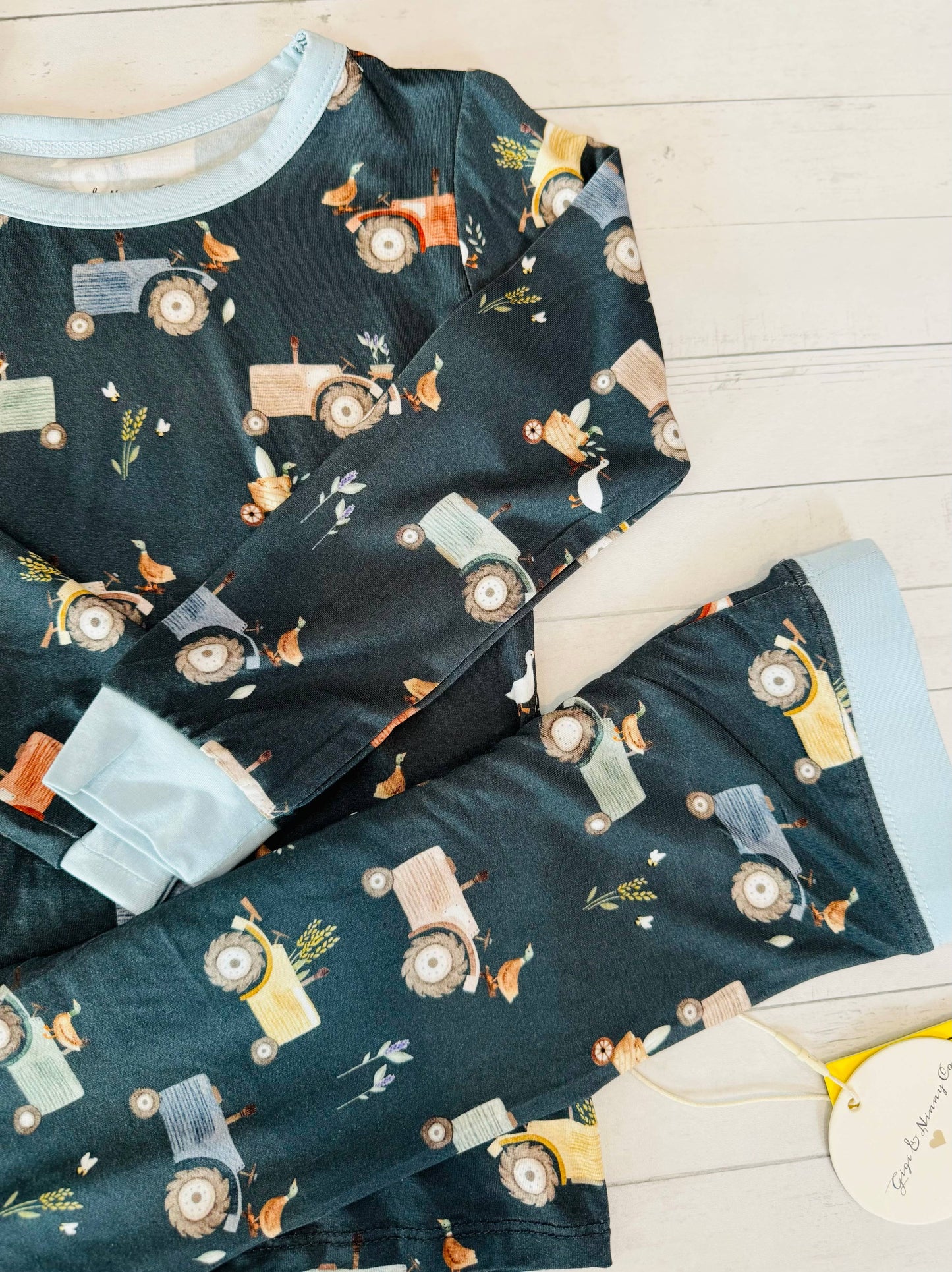 Tractor Two Piece Pajama