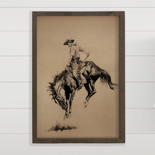 Ride 'Em Cowboy Canvas